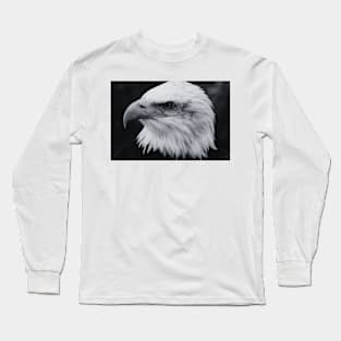 Bald Eagle (Monochrome) Long Sleeve T-Shirt